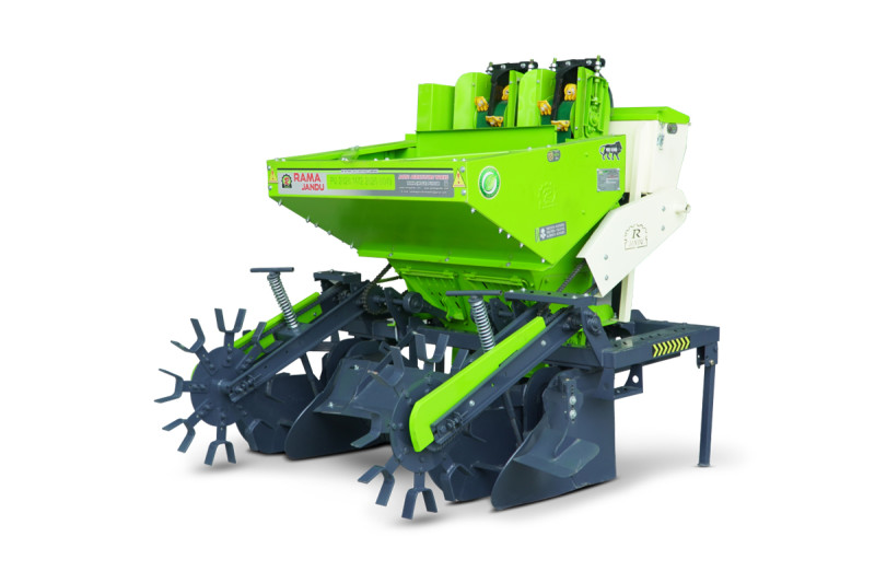 Automatic Potato Bed Planter 48 Inch 2 Line Manufacturer, Exporter and Supplier